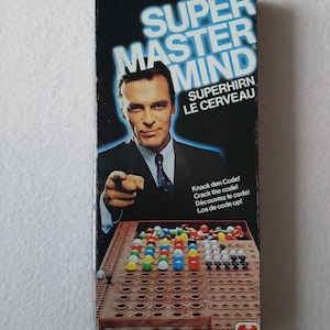 Superbrain Super Mastermind Parker Vintage Rarity Complete