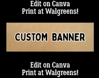 Plantilla de banner personalizada - Descarga digital