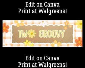 Dos plantillas de pancartas de cumpleaños geniales (archivo digital)