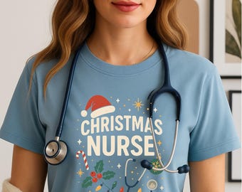 Weihnachten Krankenschwester T-Shirt, Urlaub Shirt, Unisex T-Shirt