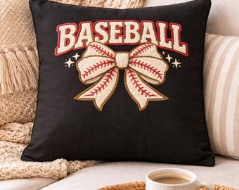 Baseball Kunstgarn PNG, Sport Bogen Clipart, Retro Baseball Mom Sublimationsdesign, weiche Garn Textur Grafik für Shirts Tumbler Cricut