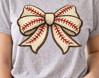 Baseball Schleife Kunstgarn PNG, niedliche Sport Bogen Clipart, kokett Design für Cricut Shirts, Becher, Aufkleber, Team Mom druckbares Geschenk