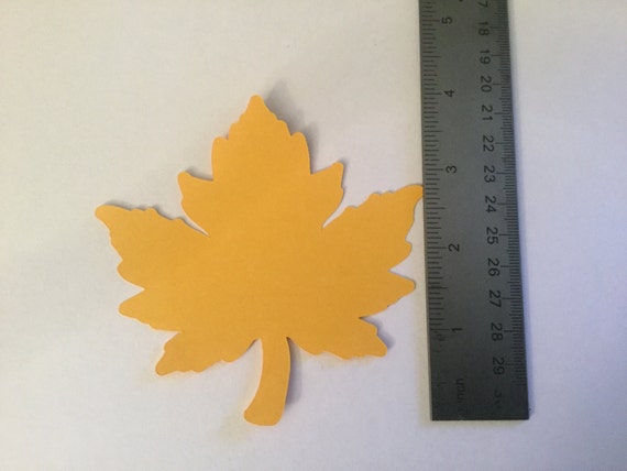25 Large Fall Leaves Die cuts Large Leaf Confetti Thanksgiving Decor Leaf Paper Piecing 4 inch Leaf Cutout Autumn Leaves Thankful Tree
