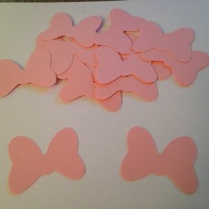 48 Minnie Mouse Bow Die Cut Bow Cutout Confetti Embellishment Scrapbook Birthday