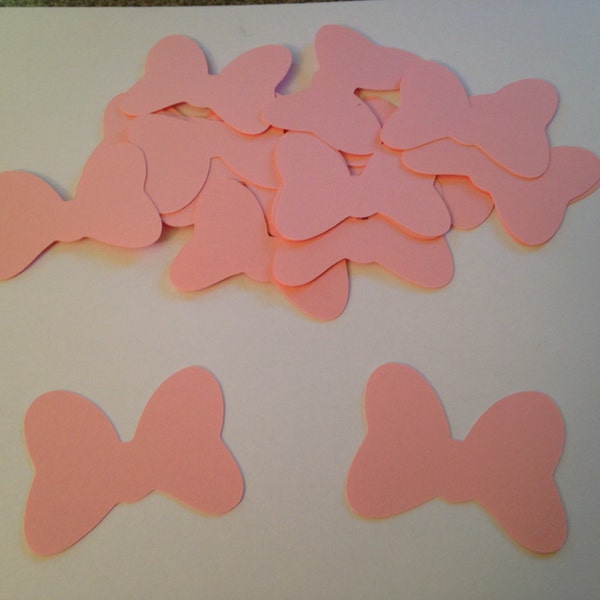 48 Minnie Mouse Bow Die Cut Bow Cutout Confetti Embellishment Scrapbook Birthday