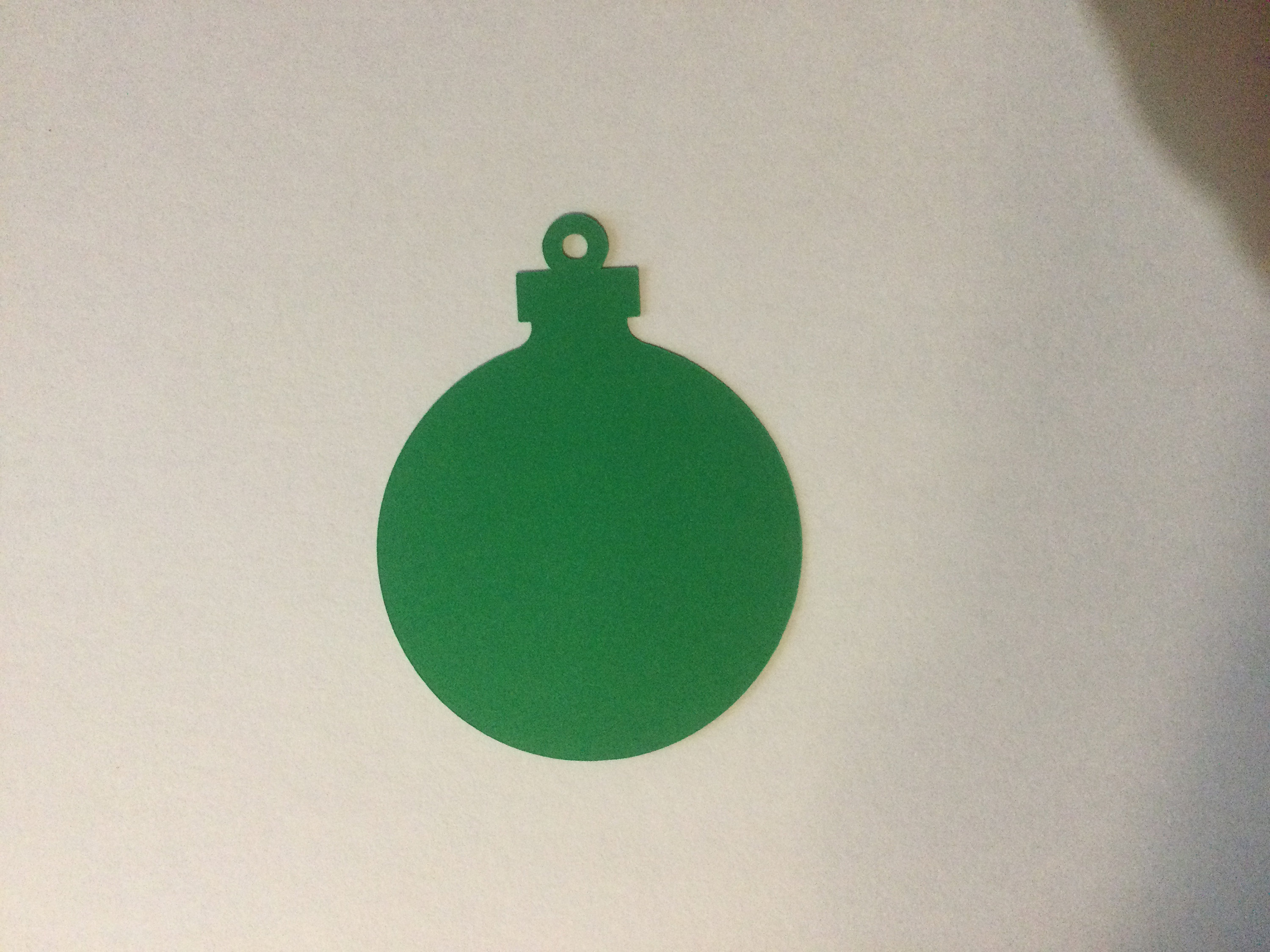 25 Paper Christmas Ornament Die Cut 4 inch Christmas Cut Outs | Etsy