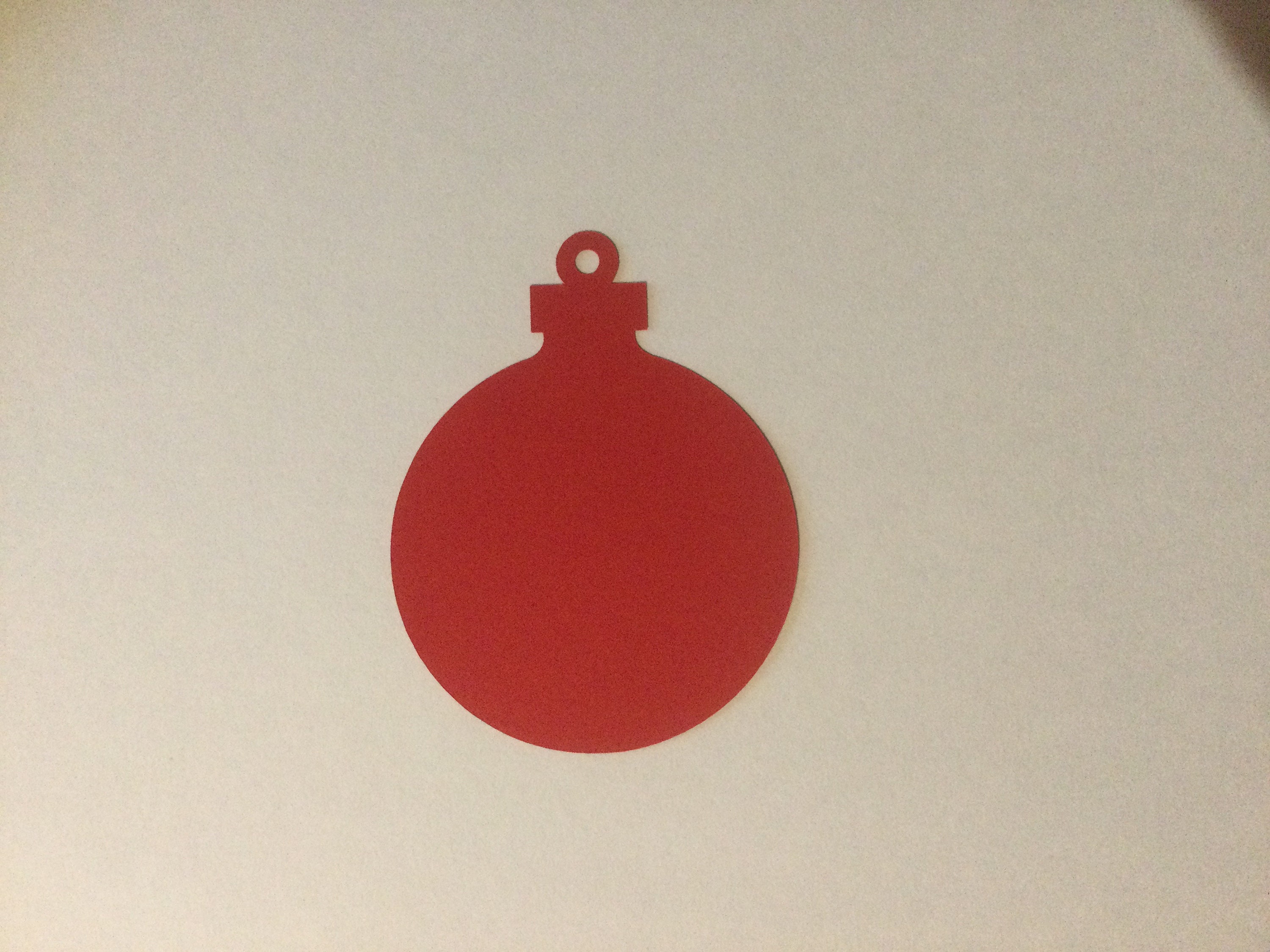 25 Paper Christmas Ornament Die Cut 4 inch Christmas Cut Outs | Etsy