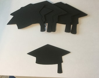 4 Inch Graduation Cap Die Cuts, Graduation Cap Cut Out, Graduation Confetti, Graduation Scrapbook, Graduation Party Class of 2024