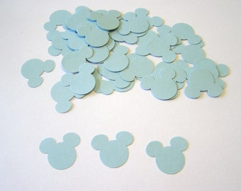 100 Mickey Mouse Confetti Die Cut Punch Cutout Embellishment Scrapbook
