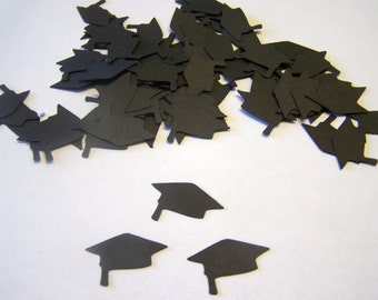 100 Graduation Cap, Graduation Confetti Graduation Die Cuts High School Graduation Graduation Party, Graduation Table Scatter You Pick Color