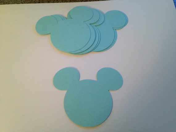 30 Large 3 inch Mickey Mouse Die Cut Punch Cutout Cupcake Topper Embellishment Scrapbook Il_570xn