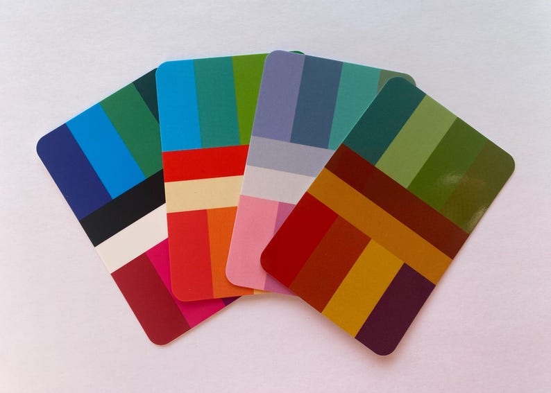 Seasonal Color Analysis Palette Pocket Cards – Winter, Spring, Summer ...