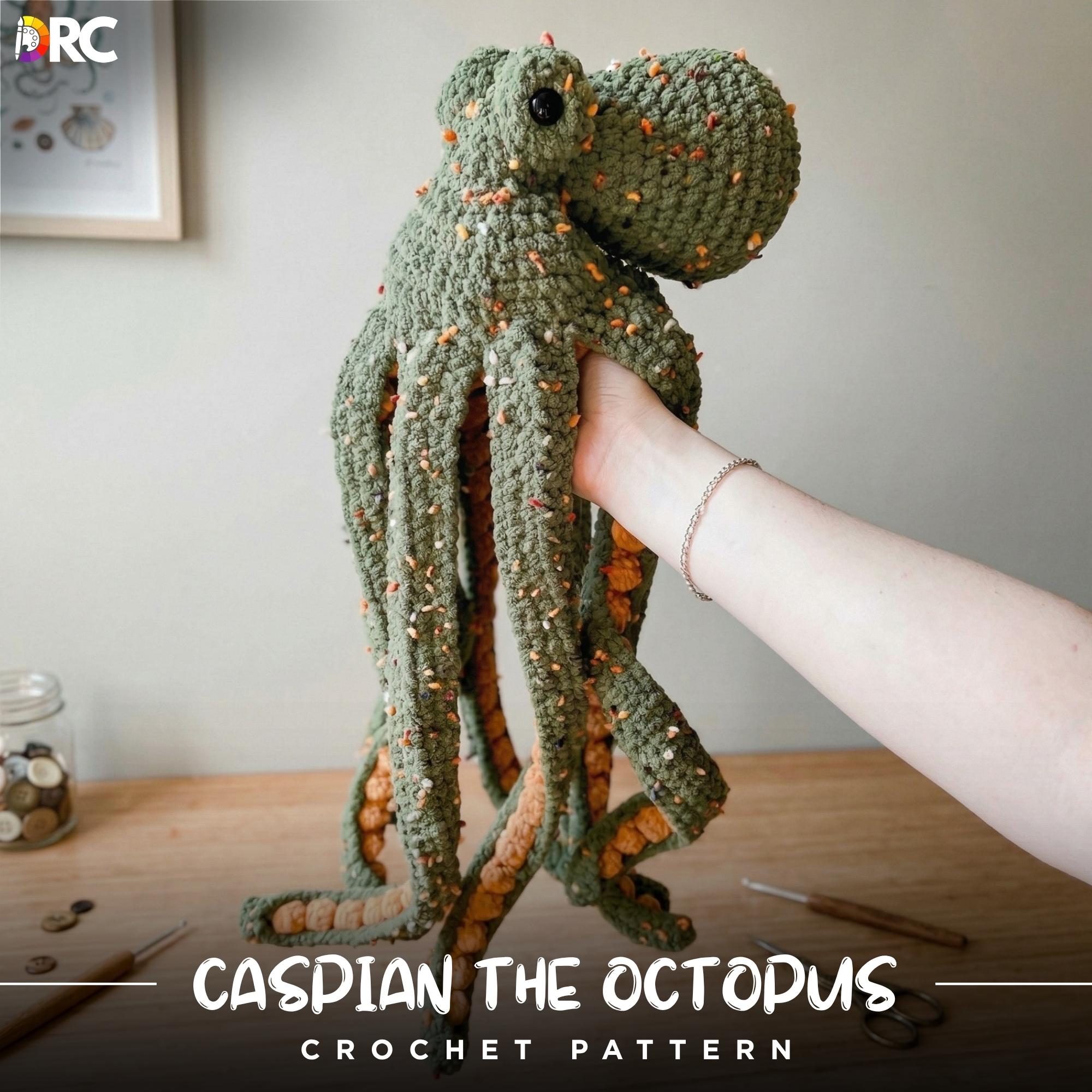 39 Octopus Crochet Patterns for Amigurumi, Plushies, Keychains, and Statement Makes 22 Caspian the Octopus Handmade Amigurumi Stuffed Animal