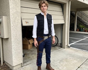 Disfraz/Cinturón de contrabandista de Han Solo inspirado en Star Wars para Comic Con y Halloween.