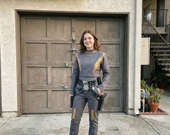 Disfraz de cosplay inspirado en Bo-Katan Kryze de Star Wars / Traje de armadura mandaloriana / Disfraz para convención de Halloween.