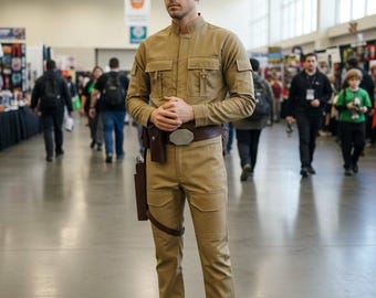 Galaktisk officerare Cosplay-kostym | Star Wars-inspirerad flygdräkt