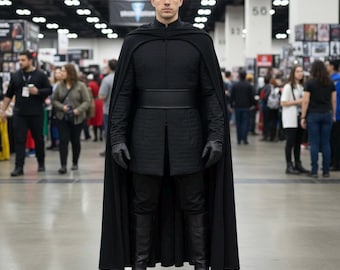 Kylo Ren Cosplay Costume | Galactic Dark Warrior StarWars Halloween Costume.