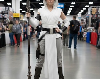Disfraz de Rey Skywalker (El Ascenso de Skywalker) - Traje Jedi completo para mujer