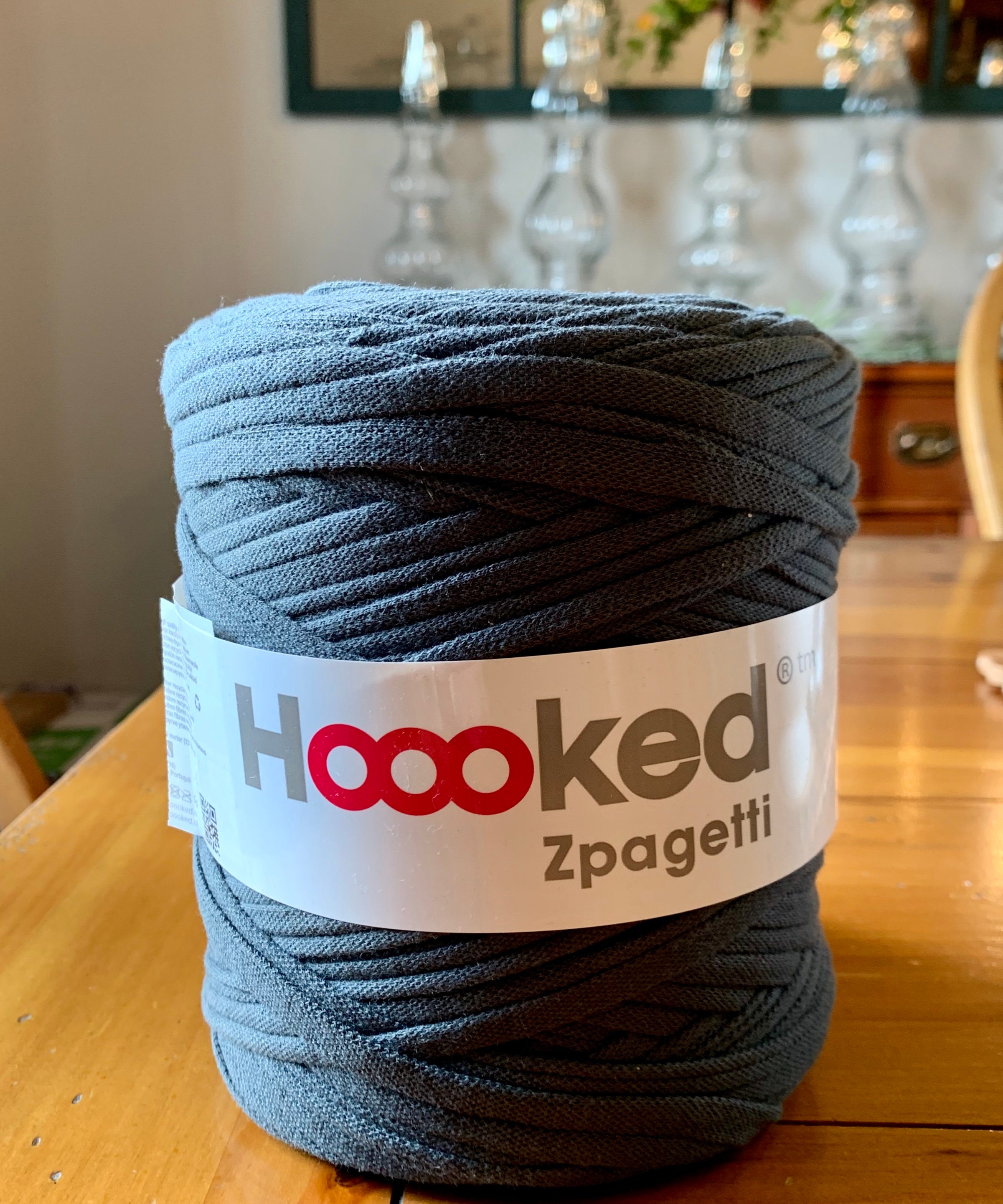 Hoooked Zpagetti Yarn-Anthracite Gray - Dark Gray Shades