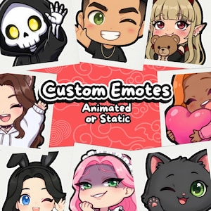 Émoticônes d'anime personnalisées | Animations Twitch, Discord, Kick