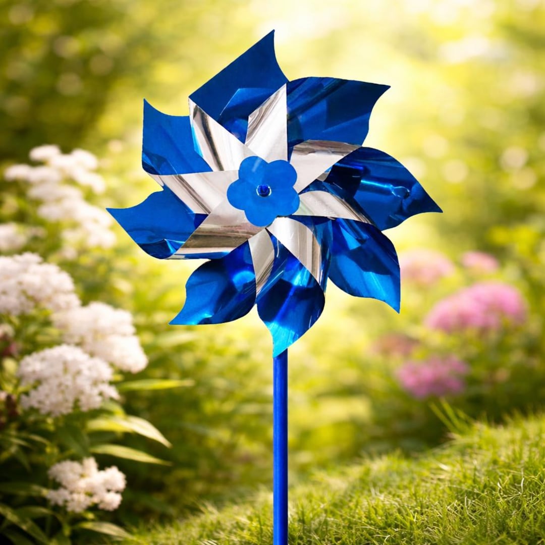 Bulk Large Blue Pinwheels for Child Abuse Prevention – 6 Inch Awareness ...