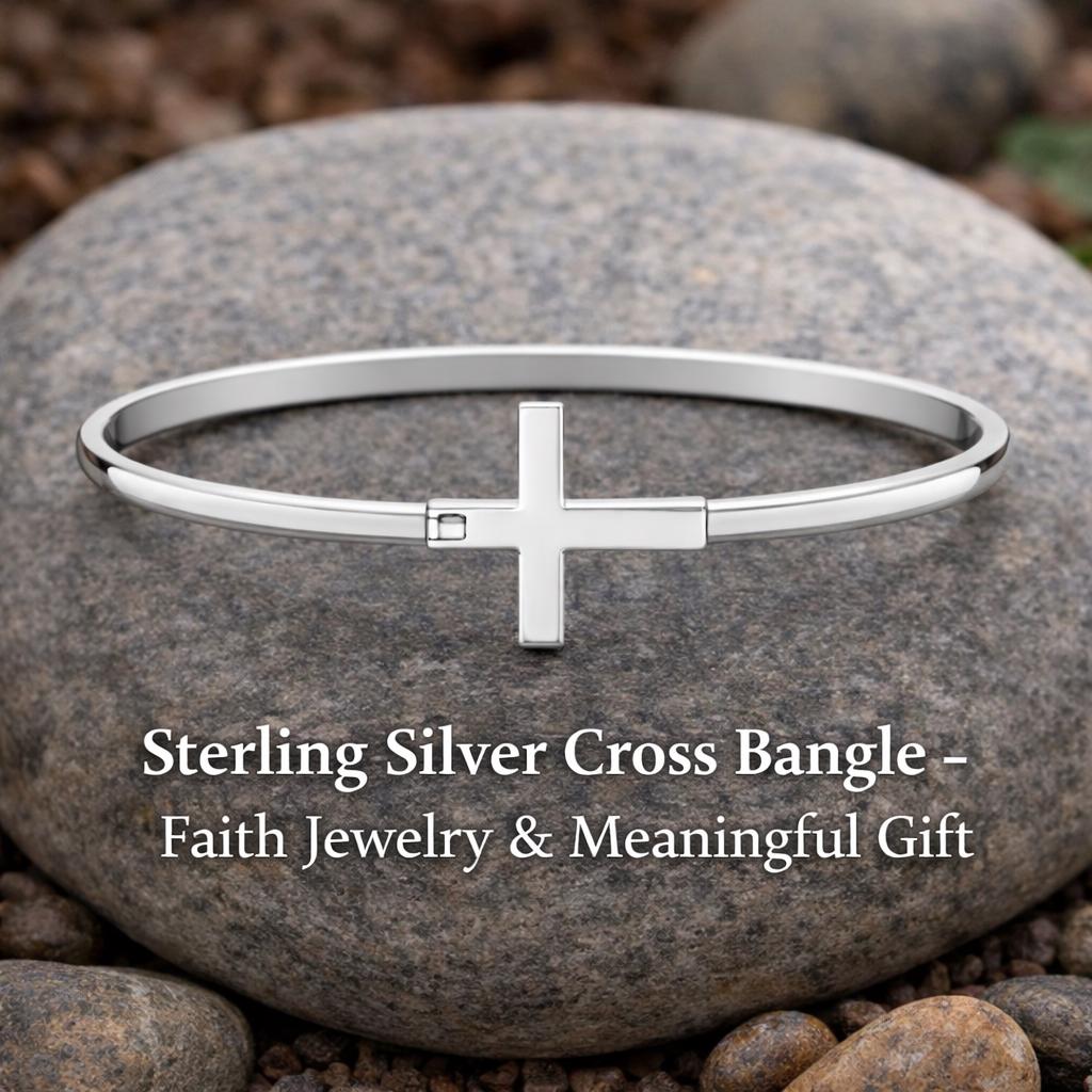 Cross Bangle - Etsy