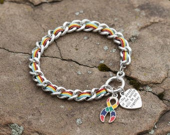 Autism Awareness Bracelet | Puzzle Piece Rope Bracelet | Autism Support Gift | Autism Awareness Jewelry  | Autism Fundraiser Bracelet