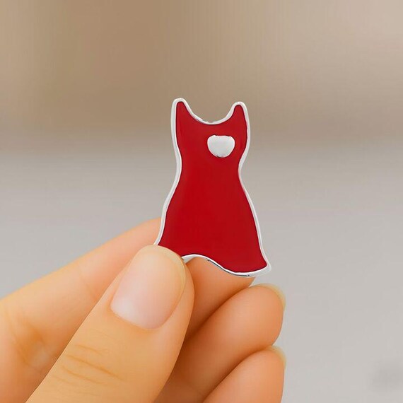 go red dress pin Go Red for Women Wear Red and Give