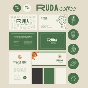 Brand Starter Bundle | Complete Logo Kit + Color Palette + Business Cards + Instagram Highlights | Branding Package for Small Businesses