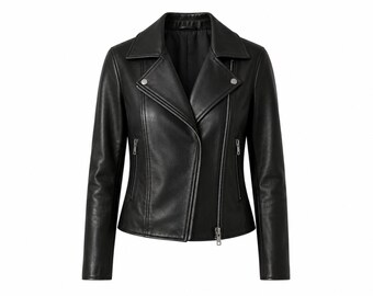 Chaqueta de cuero para mujer Black Sheep Leather Biker