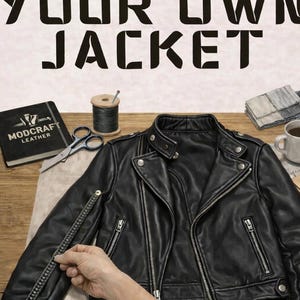 Custom Leather Jacket Design | Personalized Biker Jacket | Made to Order