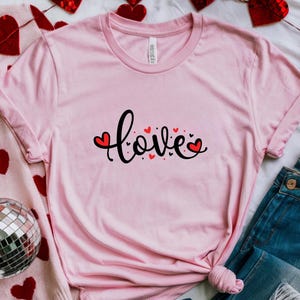Valentine Couples Love Tee | T-Shirt, Matching Valentine Design