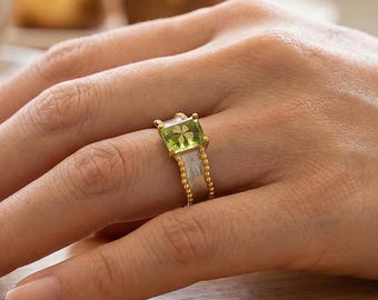 Real Pressed Flower Ring | S925 Sterling Silver | Elegant Wedding Ring Alternative