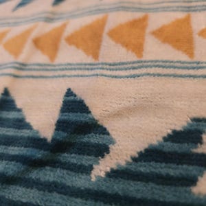 Toalla Pendleton hecha a mano - Toalla con capucha para bebé - Diseño nativo occidental 100% algodón del suroeste - Sunset Pass imagen 5