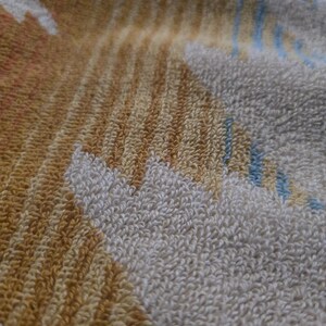 Toalla Pendleton hecha a mano - Toalla con capucha para bebé - Diseño nativo occidental 100% algodón del suroeste - Sunset Pass imagen 7