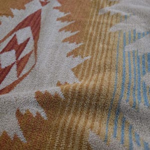 Toalla Pendleton hecha a mano - Toalla con capucha para bebé - Diseño nativo occidental 100% algodón del suroeste - Sunset Pass imagen 8