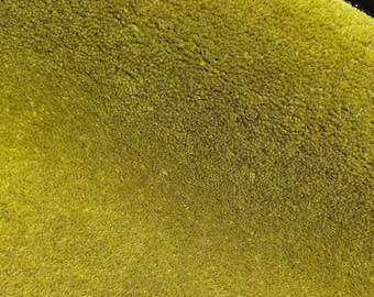 Olive Green Wool Area Rug, Hand Tufted Carpet for Living Room, Modern Solid Floor Rug, Soft Chartreuse Bedroom Rug, Custom Size Wool Rug