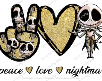 Free Free 151 Peace Love Nightmare Svg SVG PNG EPS DXF File