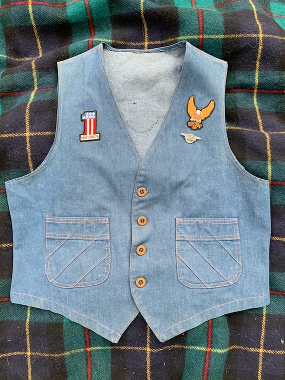 Vintage Harley Vest | Harley Davidson Motorcycle V