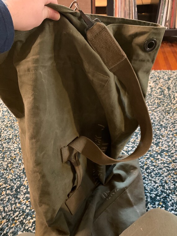 Vintage Army Surplus Duffel Bag Gem