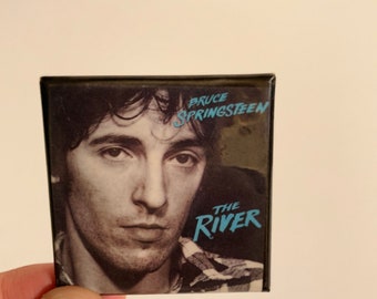 Original Springsteen Merch, Bruce Springsteen Pin, Original Springsteen Pin, Rock & Roll Pin, Vintage Rock Music, Classic Rock Pin