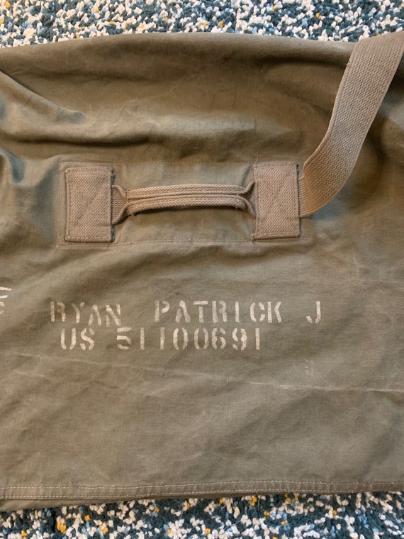 Vintage Army Surplus Duffel Bag Gem