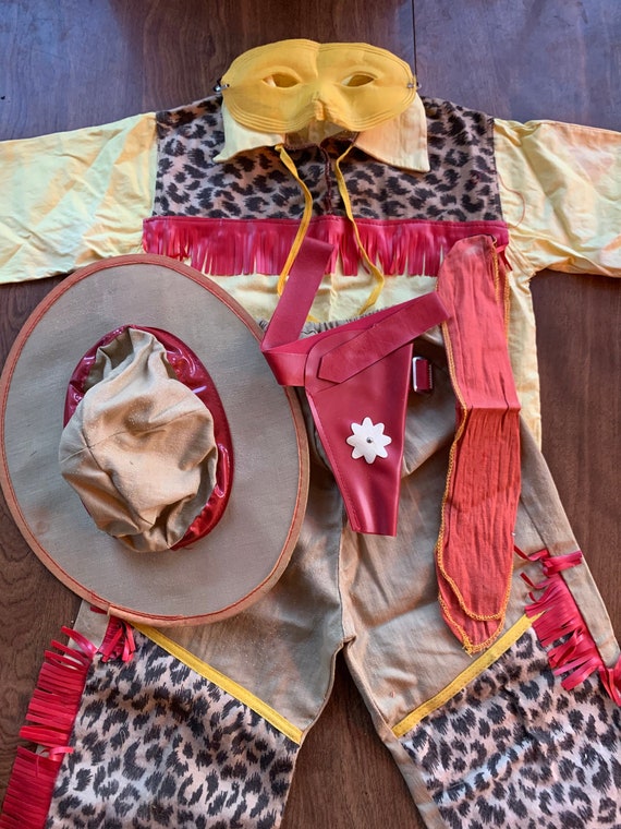 Vintage Children's Cowboy Halloween Costume | Anti