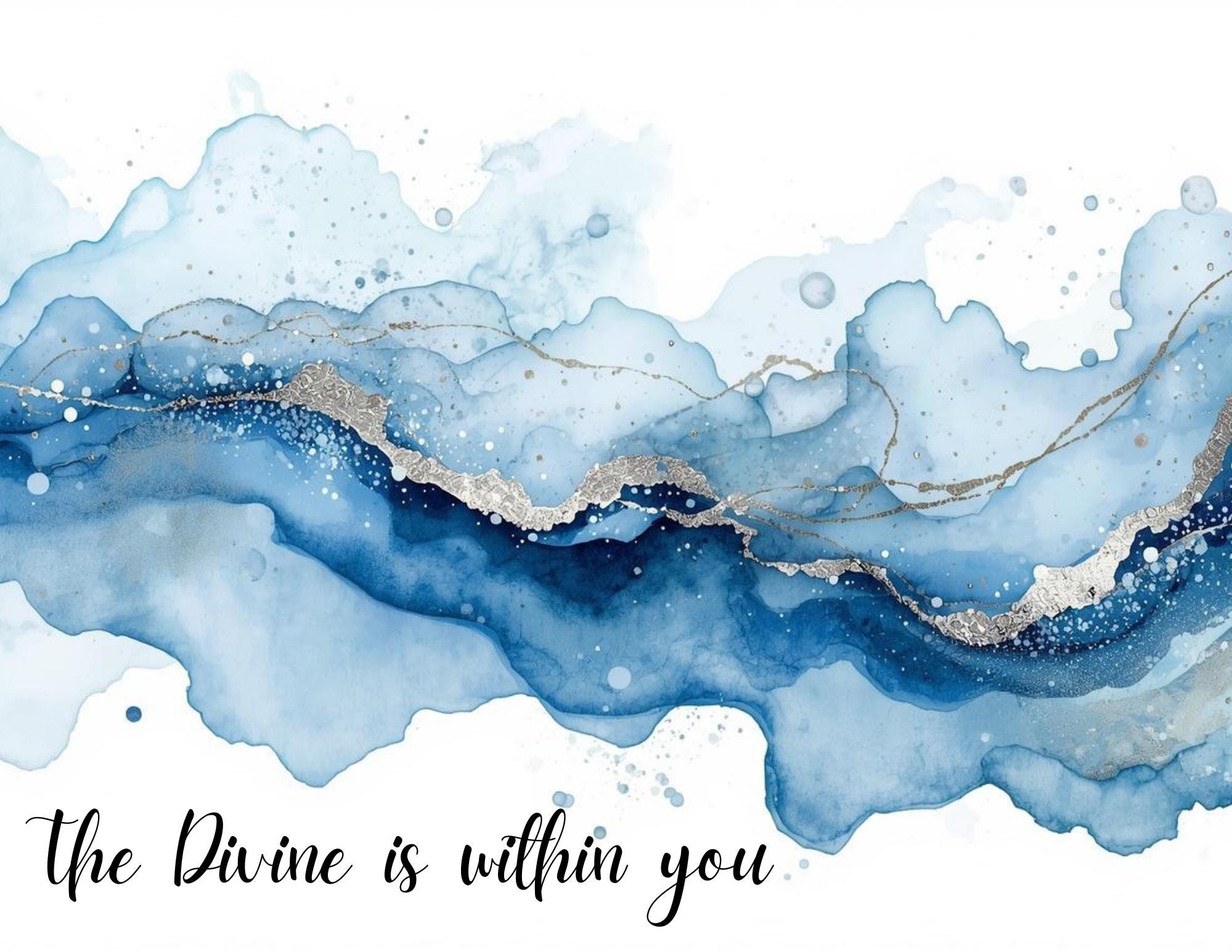 Divine Innerg The Divine is Within You Printable Art, Motivational Wall Decor ...
