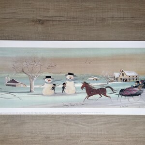 P Buckley Moss Winter - Etsy