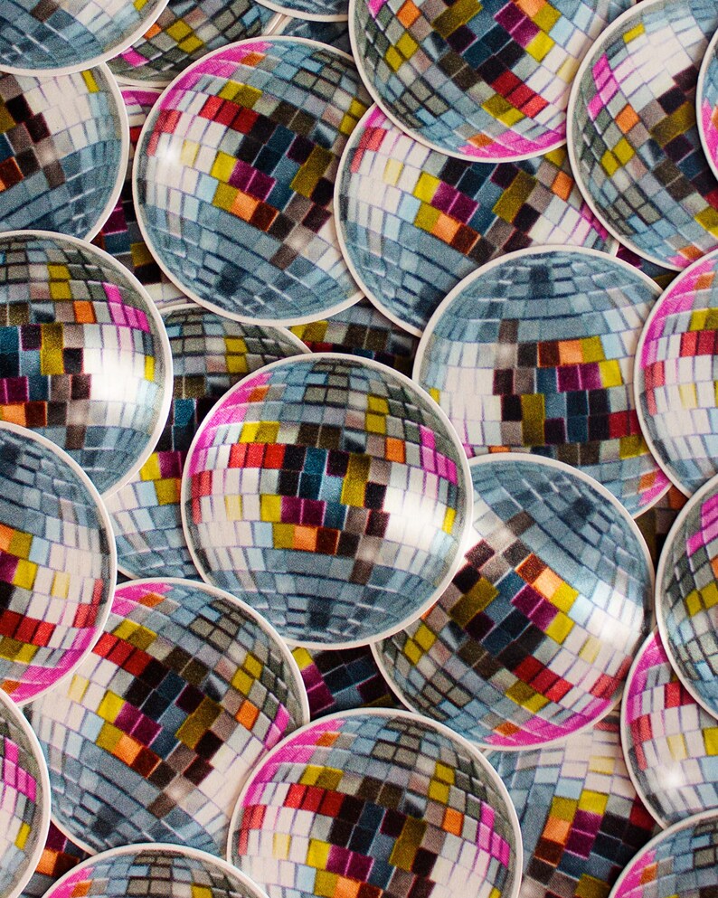 Disco Ball Bar Coasters Set of 4 image 1