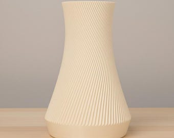 Nivora Vase - Minimalistisches 3D Gedrucktes Modernes Dekor (zwei Größen, fünf matte Farben)