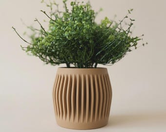 Sable Planter – Minimalistischer 3D gedruckter Blumentopf (fünf Farben)