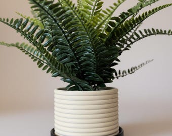 Folia Planter - Moderner minimalistischer 3D gedruckter Blumentopf (drei Größen, fünf matte Farben)
