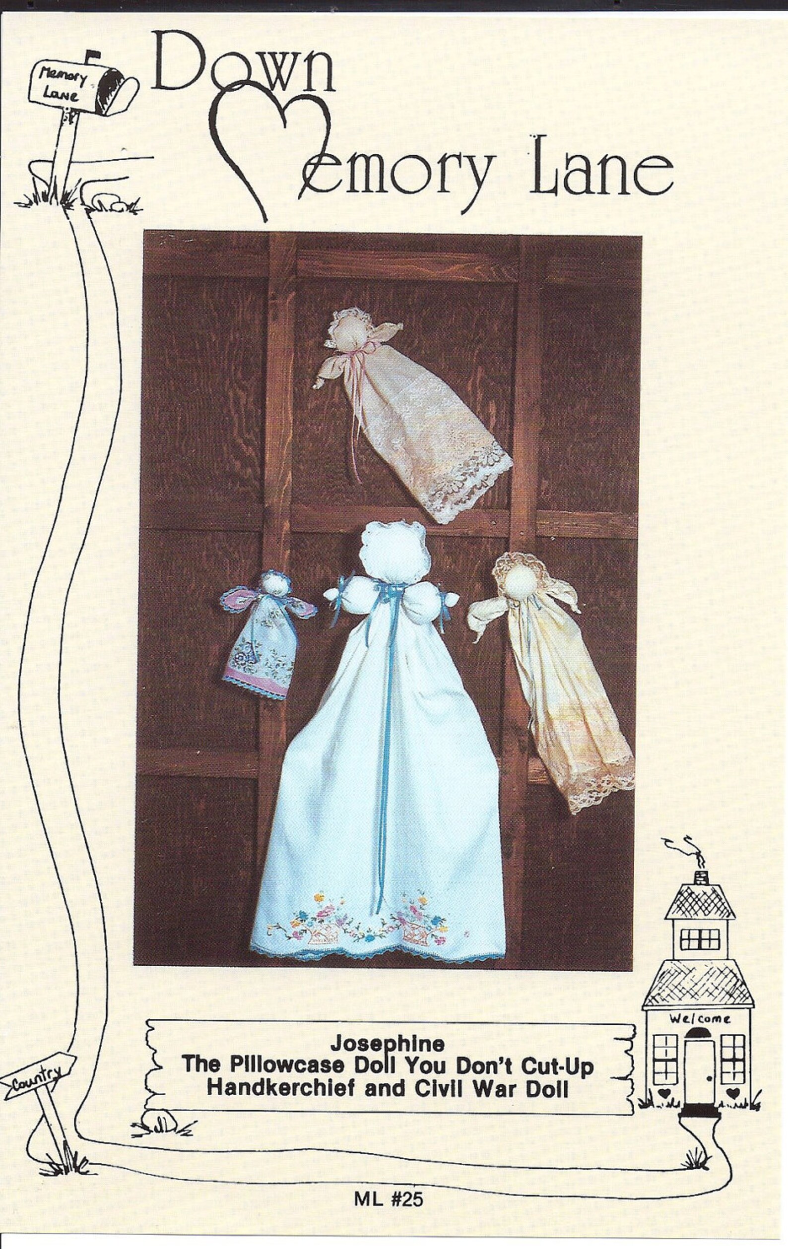 Pillowcase and Handkerchief Doll Pattern Etsy